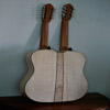 Chitarra doppia classica-battente - vista posteriore